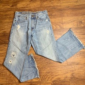 AMERICAN EAGLE boot cut wash denim jeans sz. 28x28